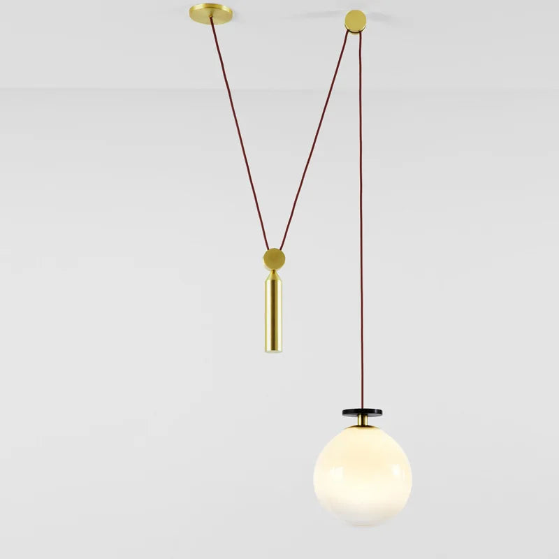 Afralia™ Industrial Metal Pendant Light Kitchen Adjustable Designer LED Dinning Room Decor
