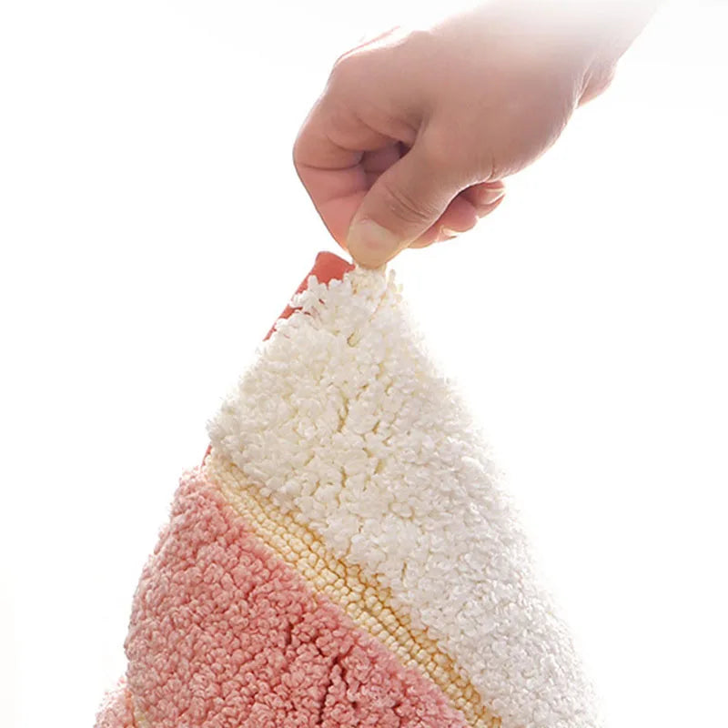 Afralia™ Stripe Thicken Bath Rug: Large Absorbent Quick-drying Entry Flocked Carpet