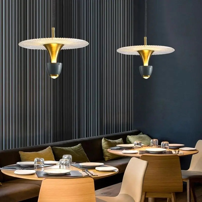 Afralia™ LED Acrylic Pendant Lights for Dining Room, Bar, and Bedside