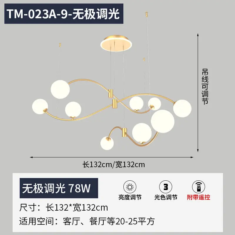 Afralia™ Nordic Modern Pendant Light for Living Room, Dining Room, Bedroom, Front Desk & Bar Counter