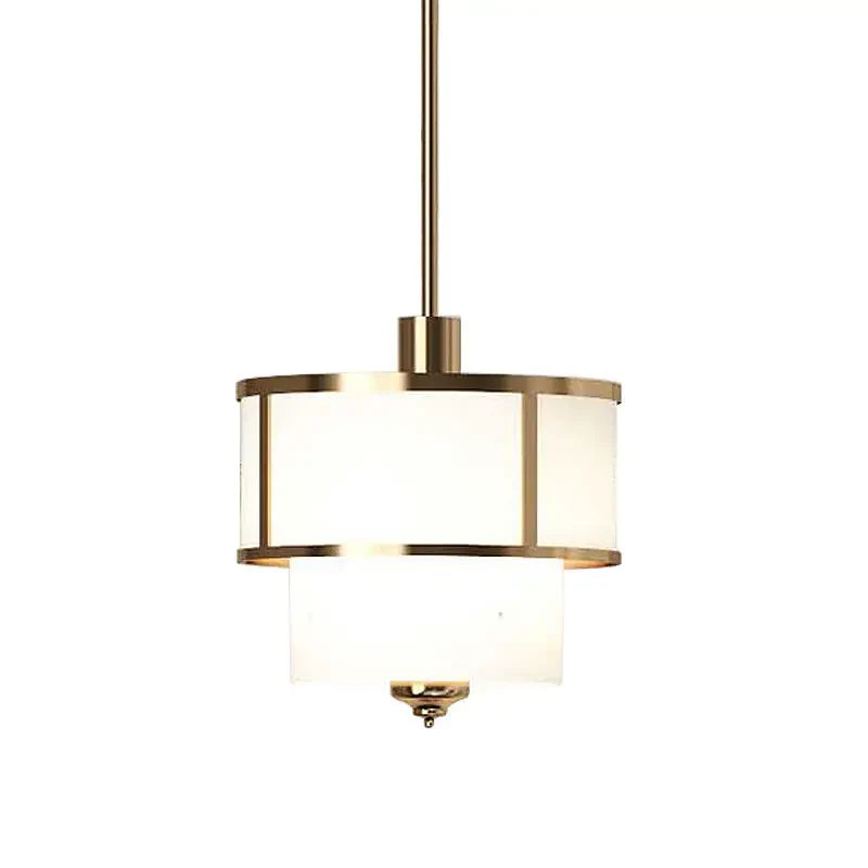 Afralia™ Modern Fabric LED Pendant Lights for Home Decoration