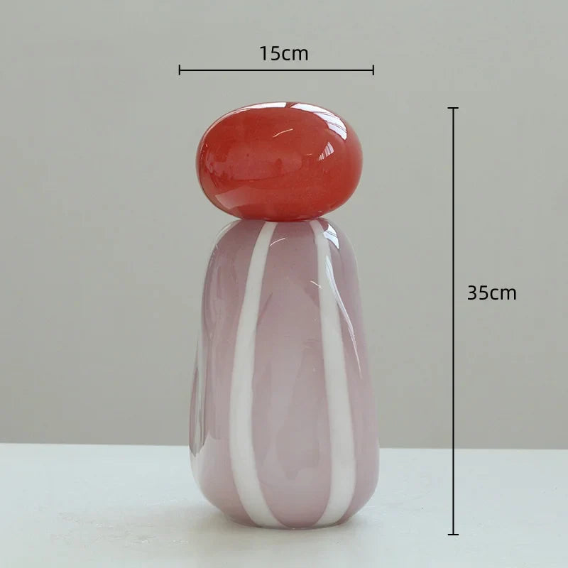 Afralia™ Fringe Glass Vase Cover Band for Irregularity Floral Decor