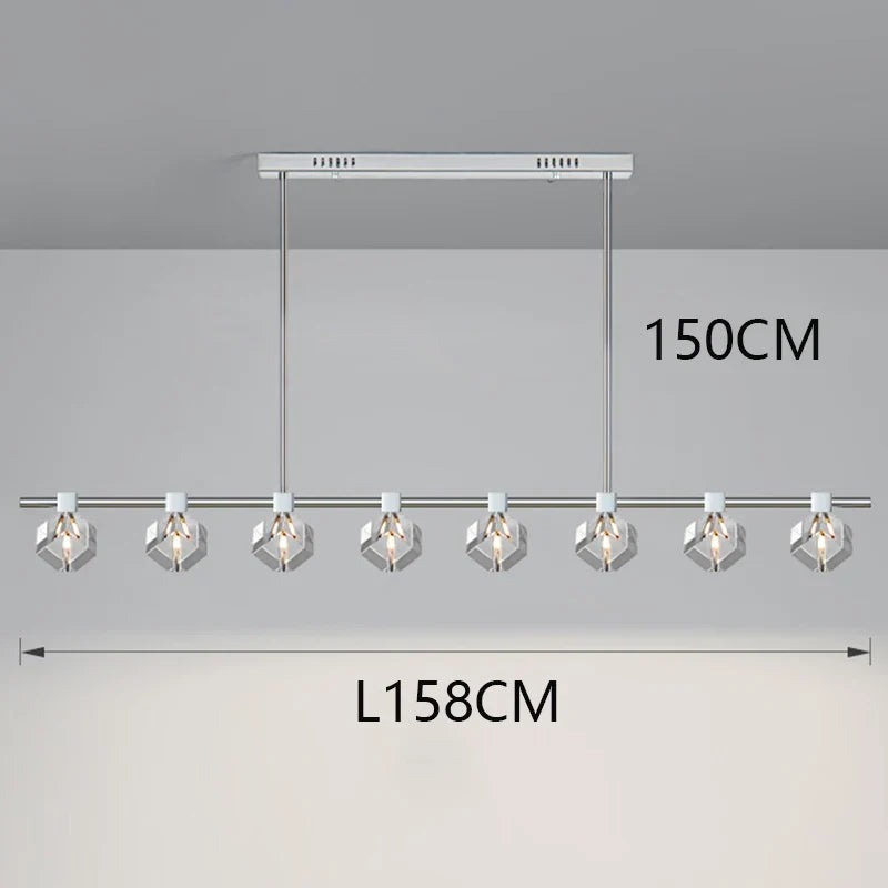 Afralia™ Crystal Chandelier for Living and Dining Room, Luxury Pendant Lamp and Ceiling Light