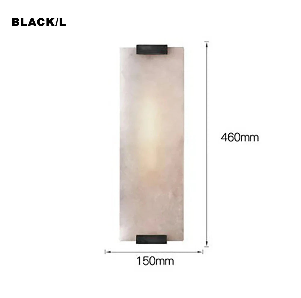 Afralia™ Marble Wall Lamp Gold Black G9 Bedside Luxury Indoor Light Fixture