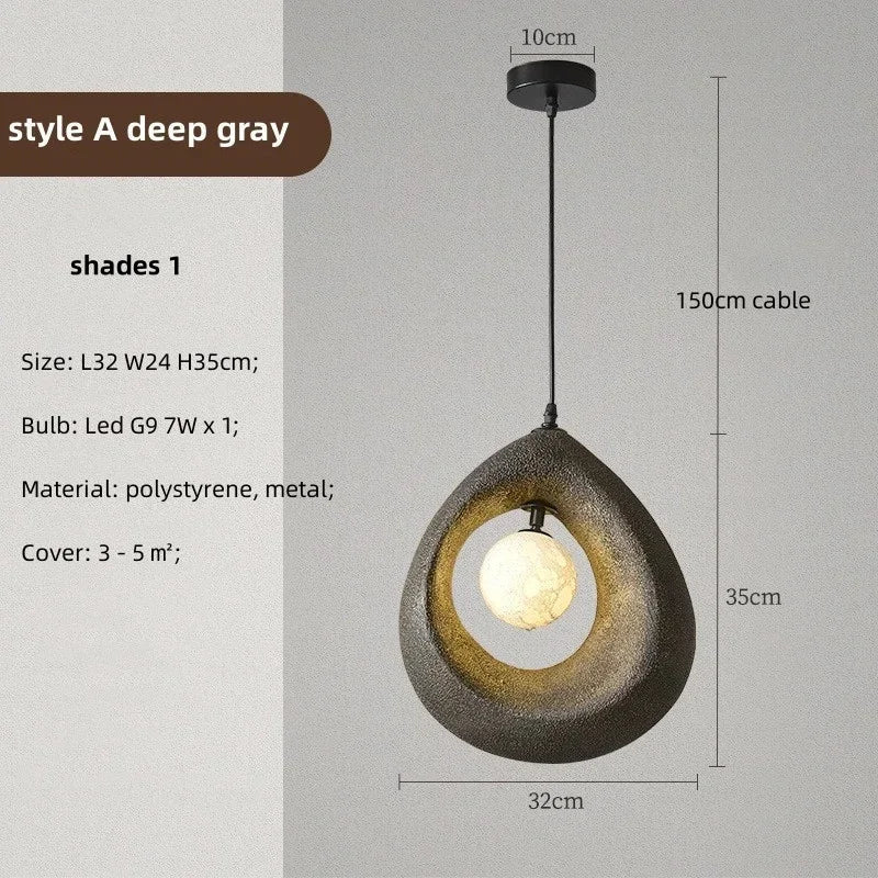 Afralia™ LED Pendant Chandelier for Dining Room Home Decor Lighting Fixture
