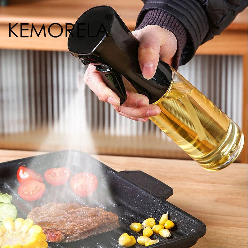 Afralia™ Oil Spray Bottle Set - 200ml and 300ml | BBQ Cooking and Baking Oil Sprayers