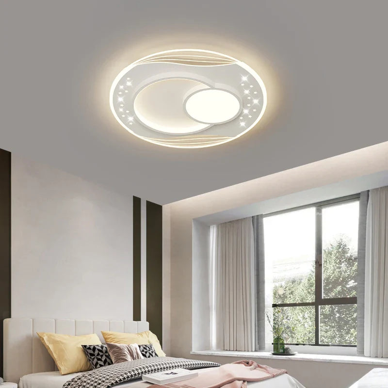 Afralia™ LED Chandelier: Modern Living Room Bedroom Dining Room Kitchen Lighting