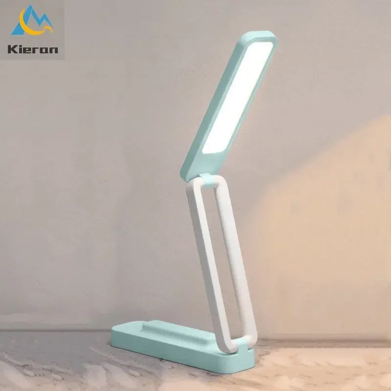 Afralia™ LED Desk Lamp: Modern Folding Touch Table Lamp for Home, Study, or Bedroom