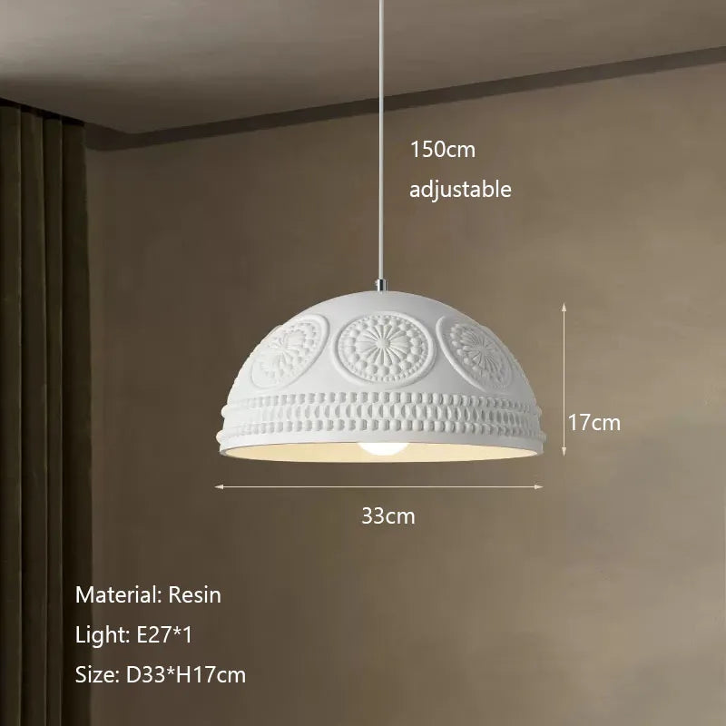 Afralia™ French Cream Style LED Chandelier for Restaurant Bar and Kitchen