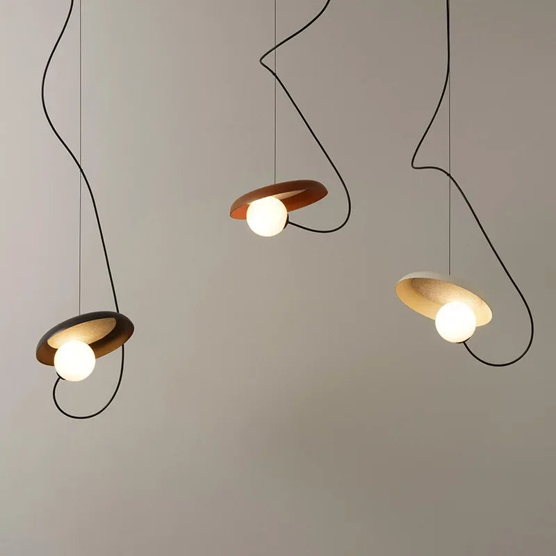 Afralia™ Nordic Pendant Lights: Modern Simple Room Decor, Bedroom Bedside Lamp