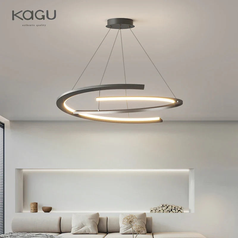Afralia™ Modern Luxury Chandelier: Minimalist Nordic Living Room Pendant Lamp