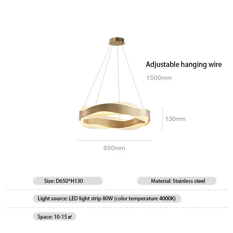 Afralia™ Modern LED Pendant Light for Bedroom, Living Room, Dining Room
