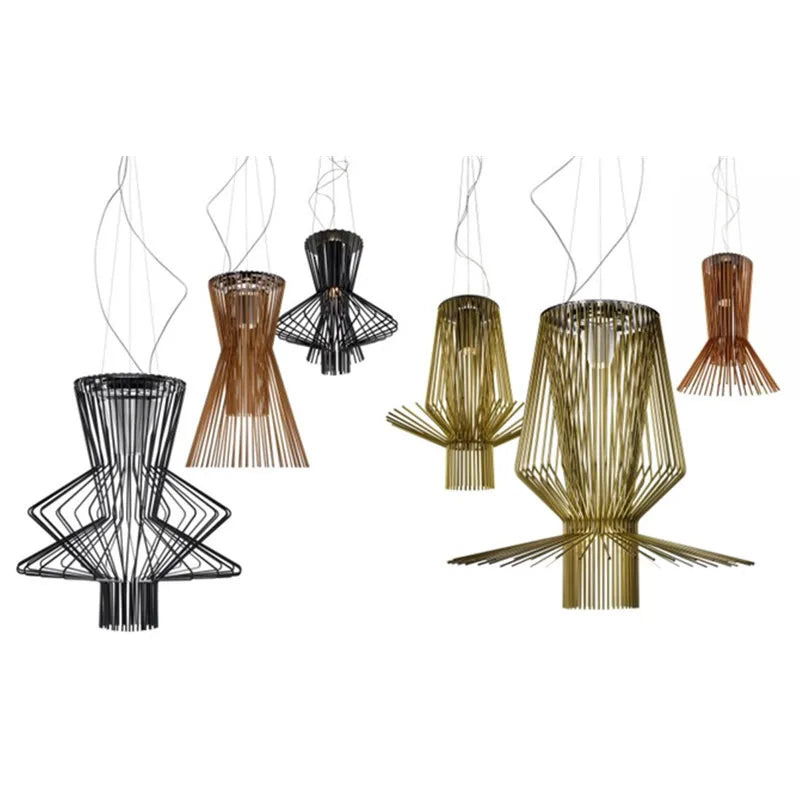 Afralia™ Allegro Ritmico Chandelier: Vintage Industrial Pendant Light for Hotel Living Room Bar