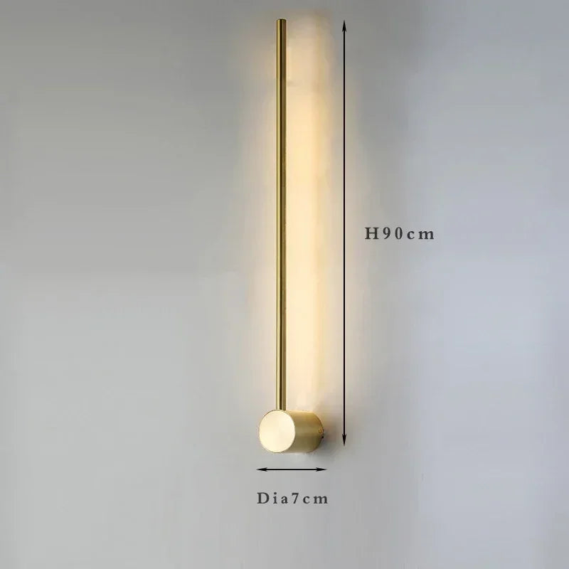 Afralia™ Modern Slim Wall Sconce & Ceiling Light for Bedroom Living Room
