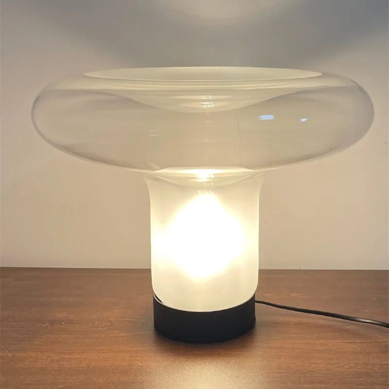 Afralia™ Glass LED Table Lamp: Stylish Lighting for Living Room, Bedroom & Study