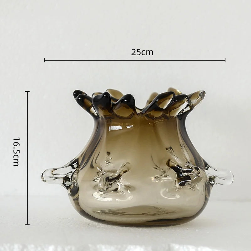 Afralia™ Ceramic Handicrafts Vase Bouquet - Home Decoration & Terrarium Accessories