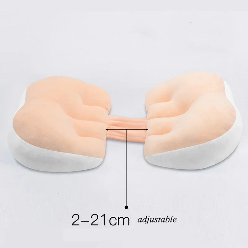 Afralia™ Pregnancy Sleep Pillow: Adjustable Body Cushion for Side Sleeping & Lumbar Support