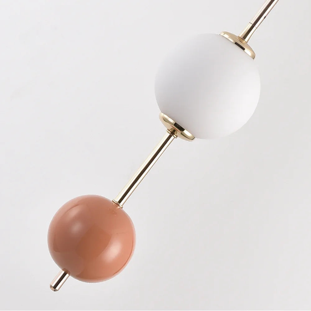 Afralia™ Glass Ball LED Pendant Light for Living Dining Bedroom