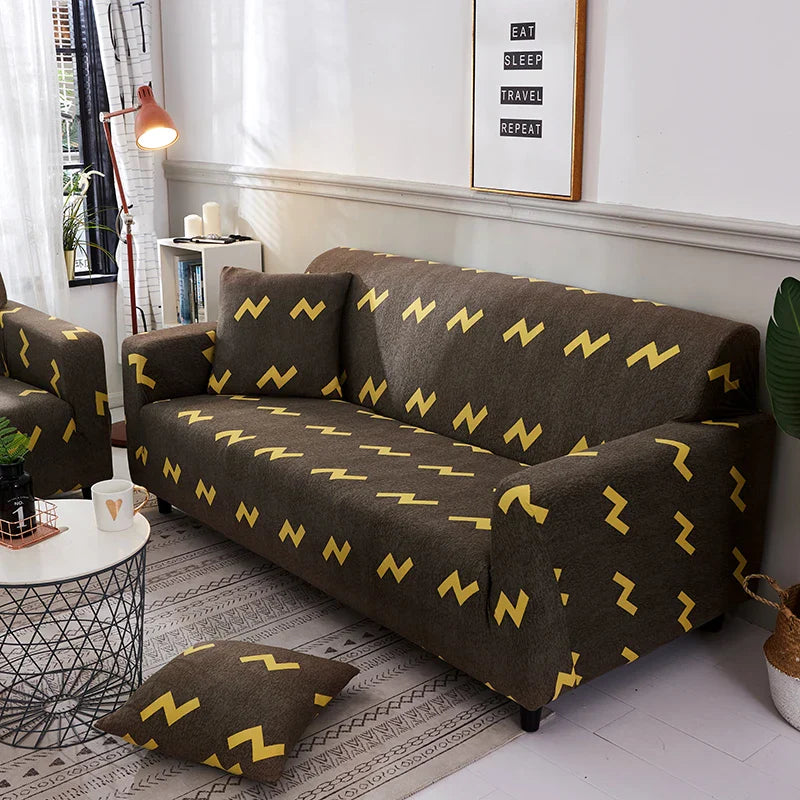 Afralia™ Stretch Sofa Cover Slipcover Print Seater Couch Protector