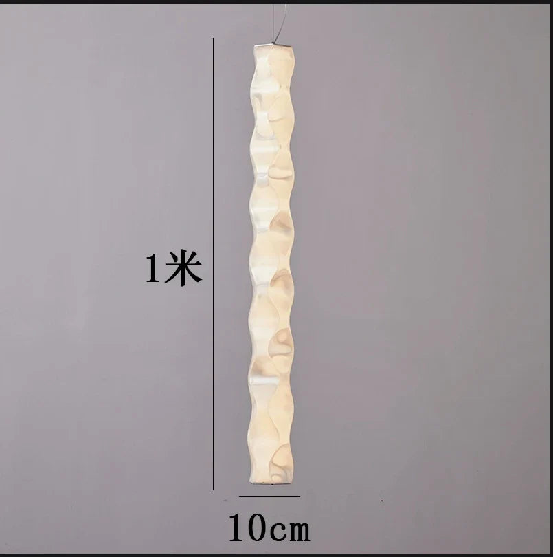 Afralia™ Nordic Water Ripple Chandelier for Interior Lighting & Decoration.