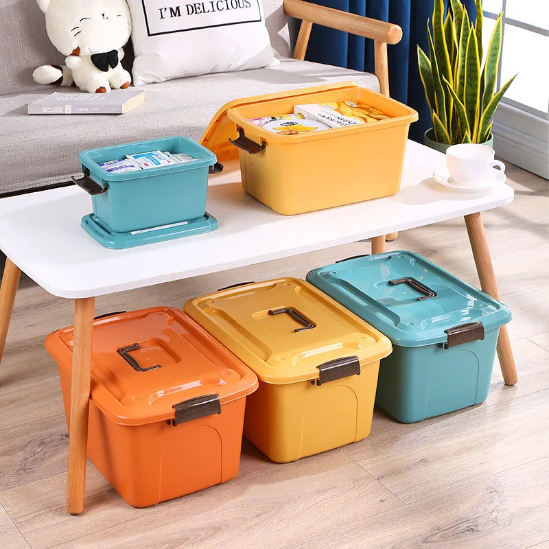 Afralia™ Large Capacity Storage Box for Cosmetics, Toys, Snacks, Clothes Organizer