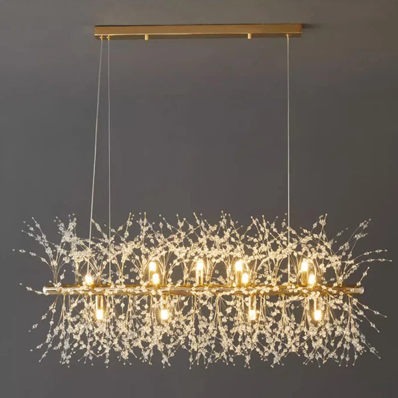 Afralia™ LED Pendant Chandelier for Living Room Bedroom Dining Room Decor