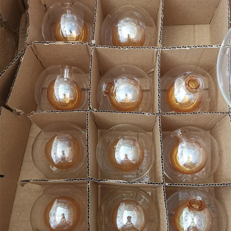 Afralia™ Transparent Frosted Magic Bean Glass Ball Pendant Light for Indoor Lamps