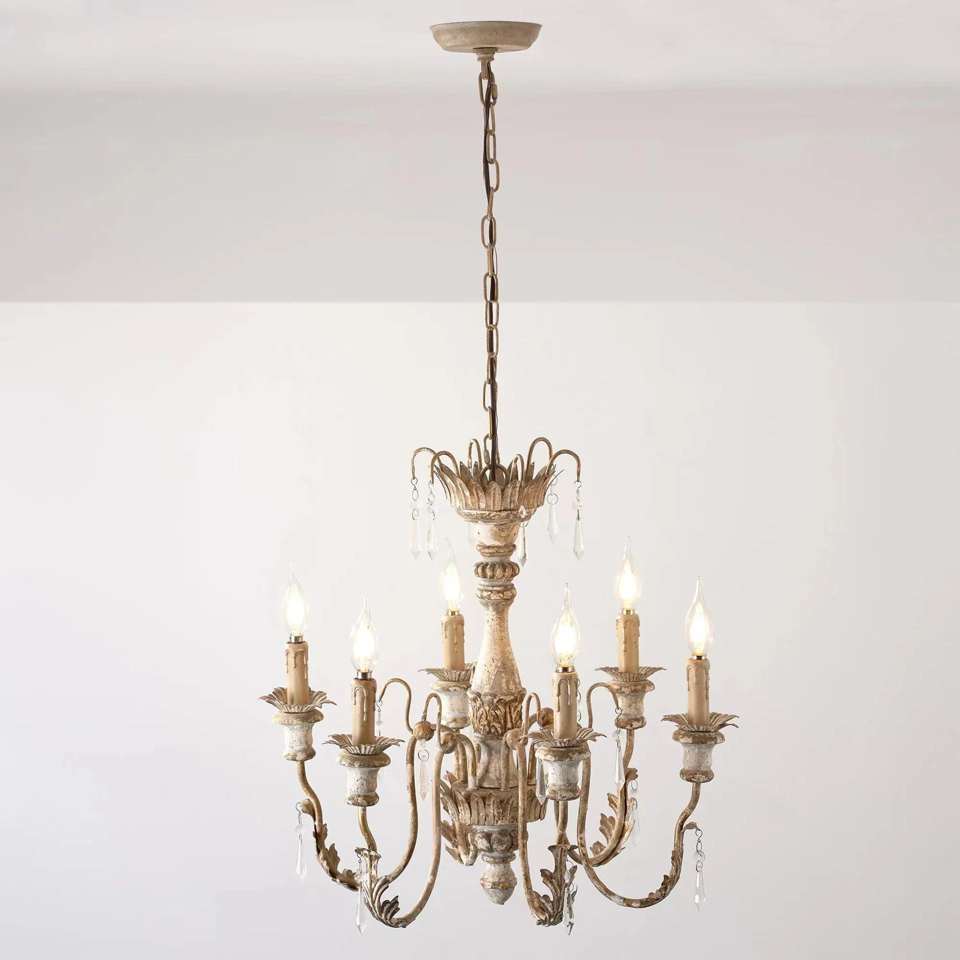 Afralia™ Wood Art Chandelier Pendant Lamp for Living, Dining, Bedroom, Cafe