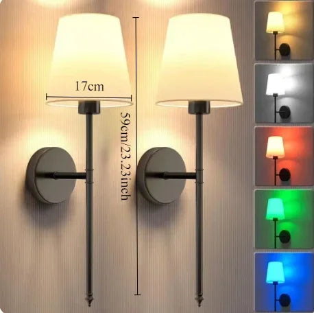 Afralia™ RGB Remote Wall Lamp for Ambience and Decor