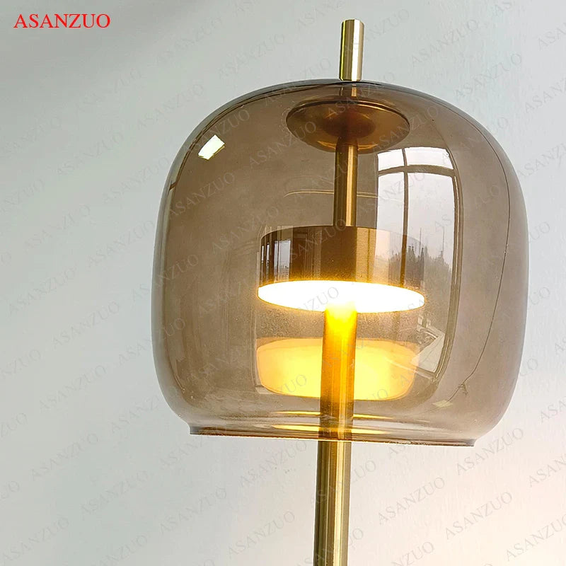 Afralia™ Luxury Glass Wall Lamp for Bedroom Living Room Decor Lighting