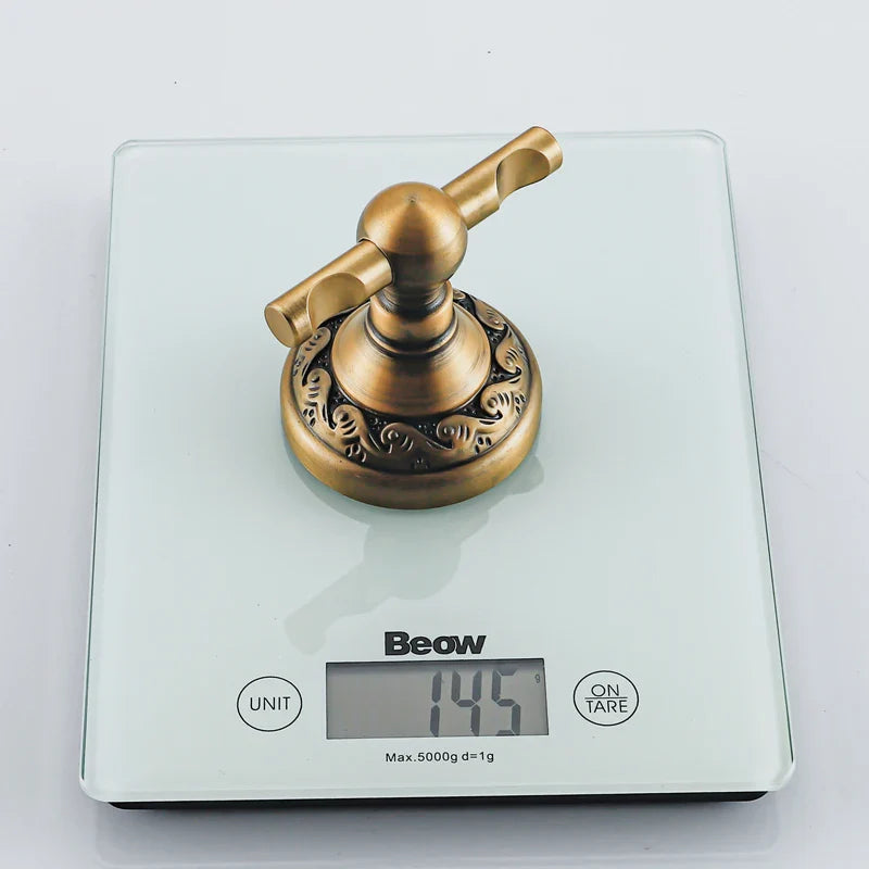 Afralia™ Antique Brass Robe Hook: Durable Aluminium Bathroom Accessory