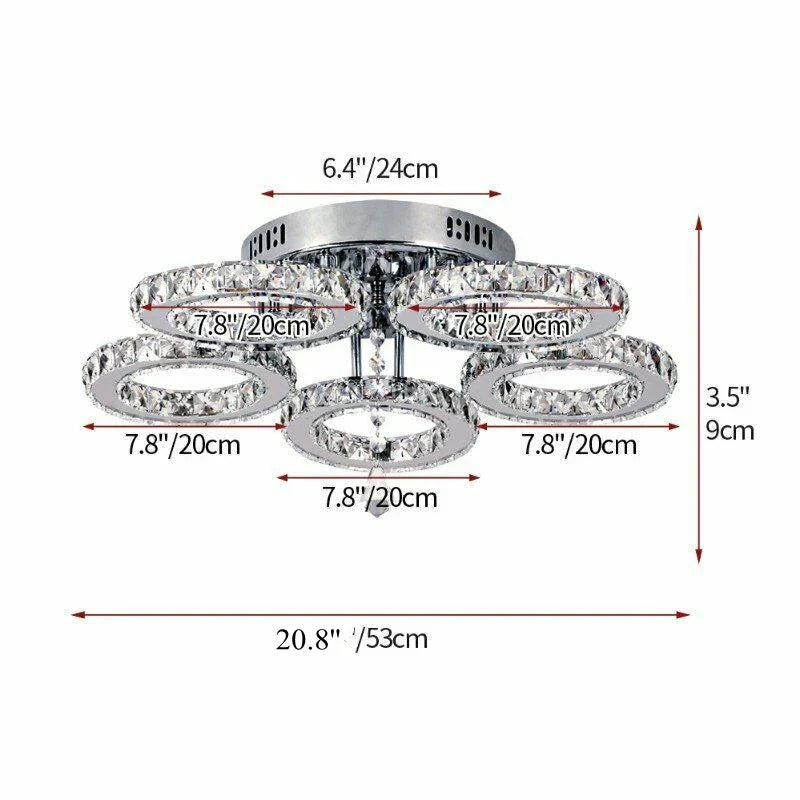 Afralia™ Smart Crystal Ceiling Fan LED Chandelier for Modern Living Dining Room