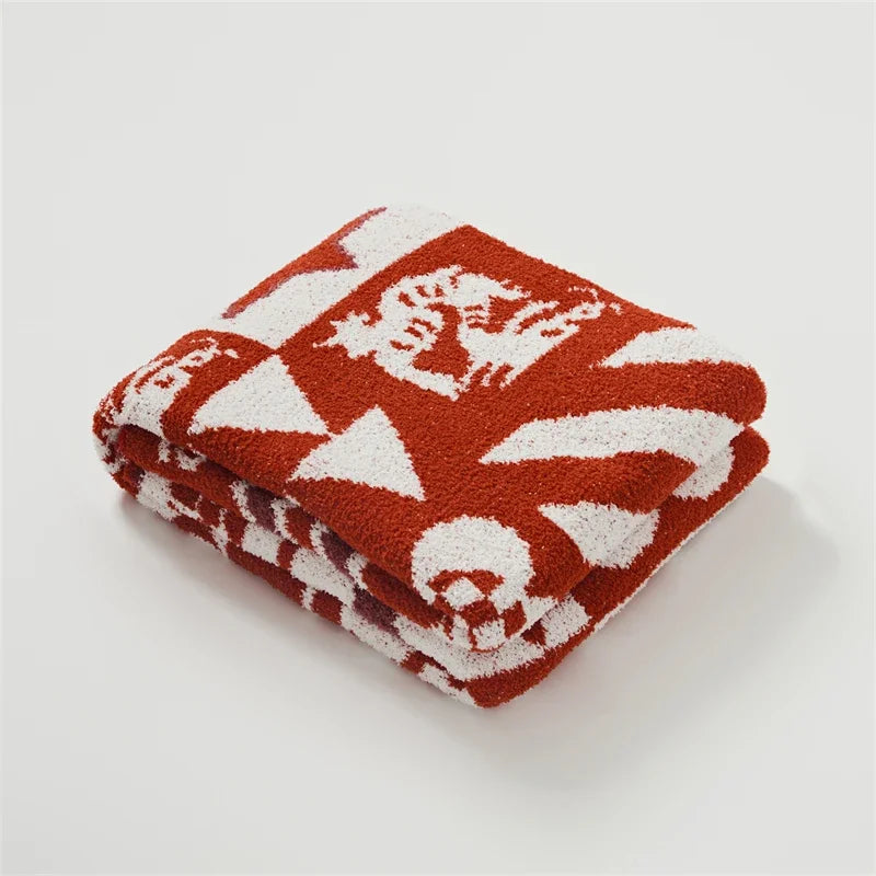 Afralia™ Knitted Blanket Throws 120x150cm