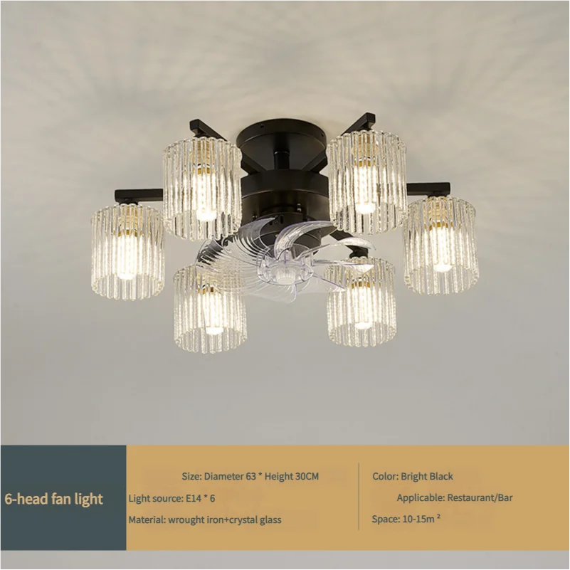 Afralia™ Modern Crystal Ceiling Lamp with Gold and Black Shade