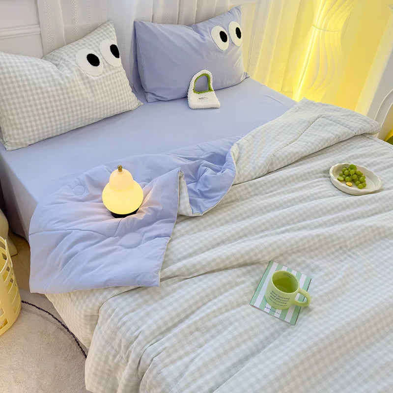 Afralia™ Summer Striped Blanket: Simple, Comfortable, and Breathable for Cool Home Bedspread.