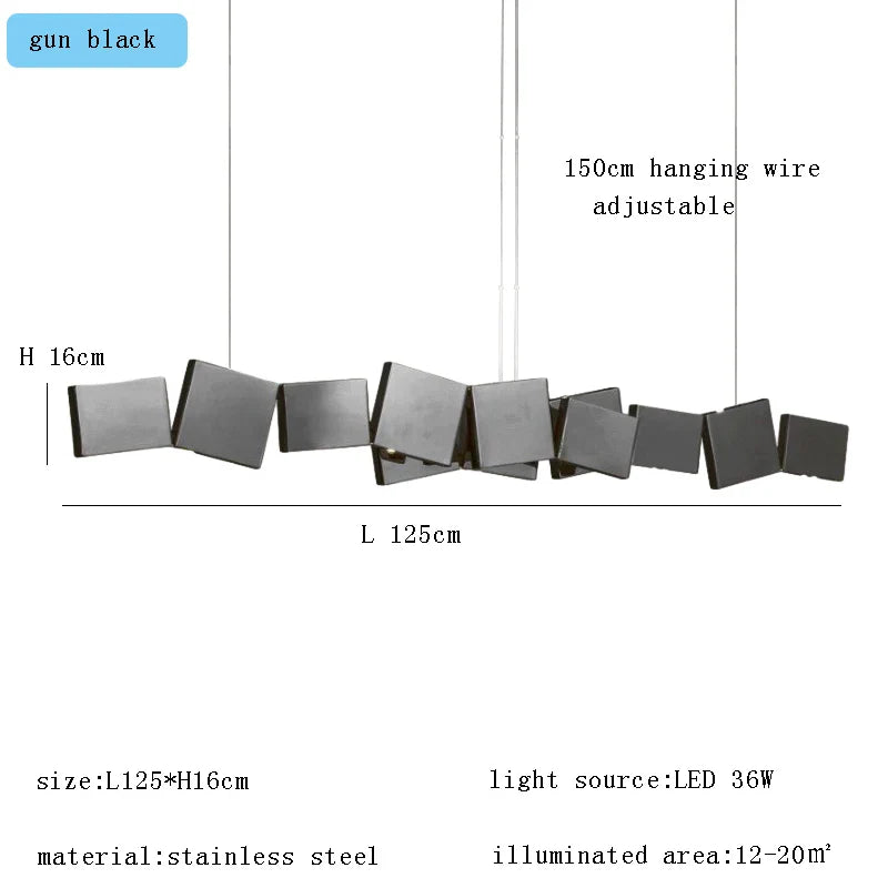 Afralia™ Stainless Steel Pendant Light, Modern Industrial Room Decor - Gold/Wood Grain