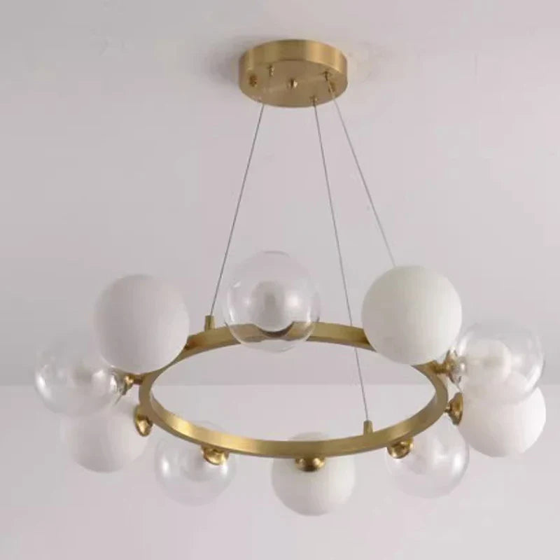 Afralia™ Modern Pendant Chandeliers for Dining Room, Indoor Hanging Ceiling Lights