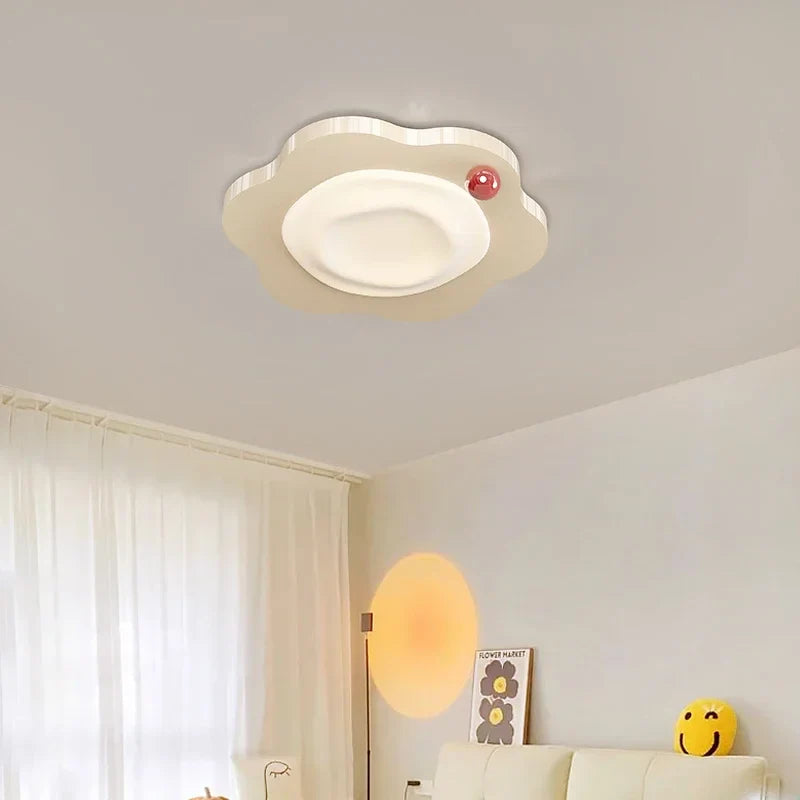 Afralia™ Cream Style LED Ceiling Light for Bedroom and Living Room Decor