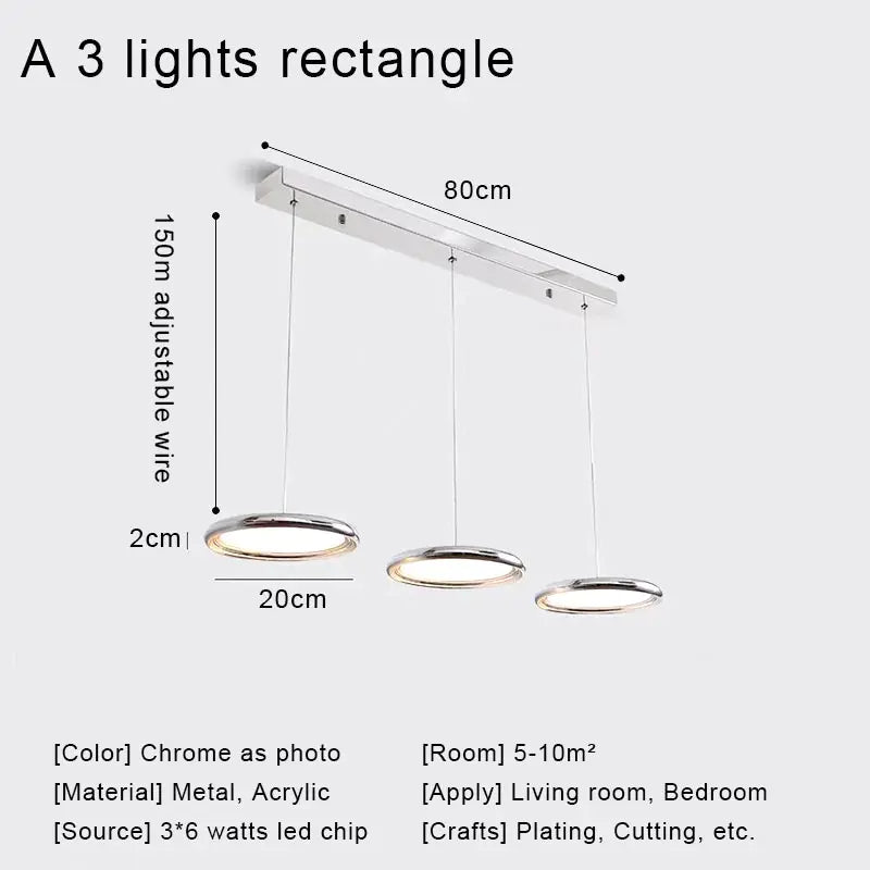 Afralia™ LED Pendant Lights for Kitchen Dining Room Home Decor