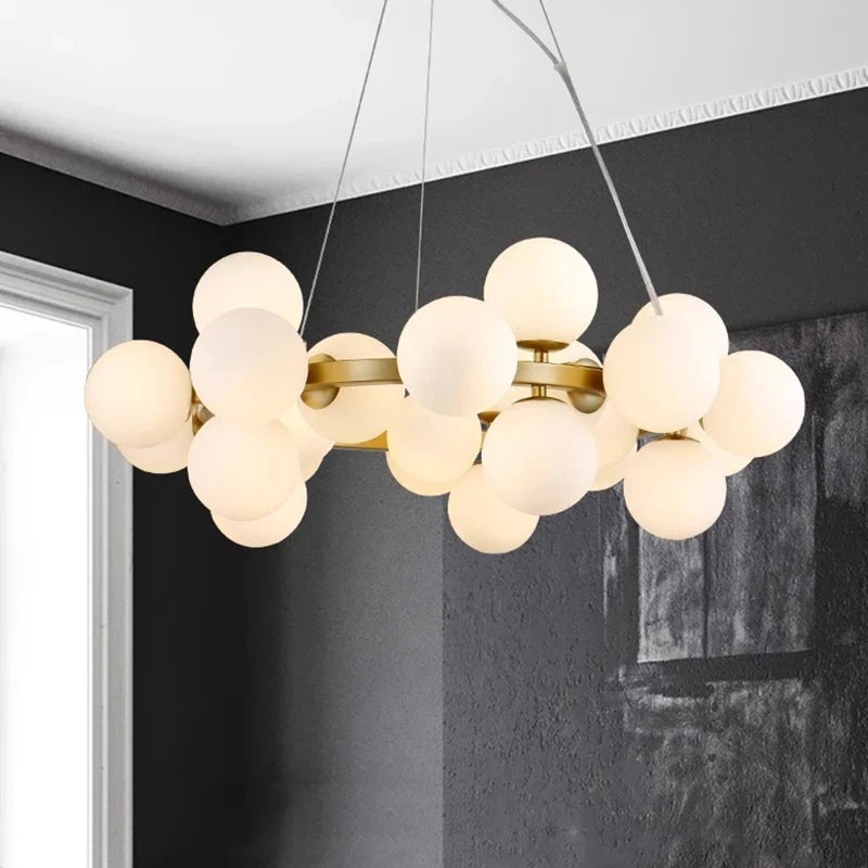 Afralia™ Modern LED Pendant Chandelier for Living Room & Dining Room Lighting