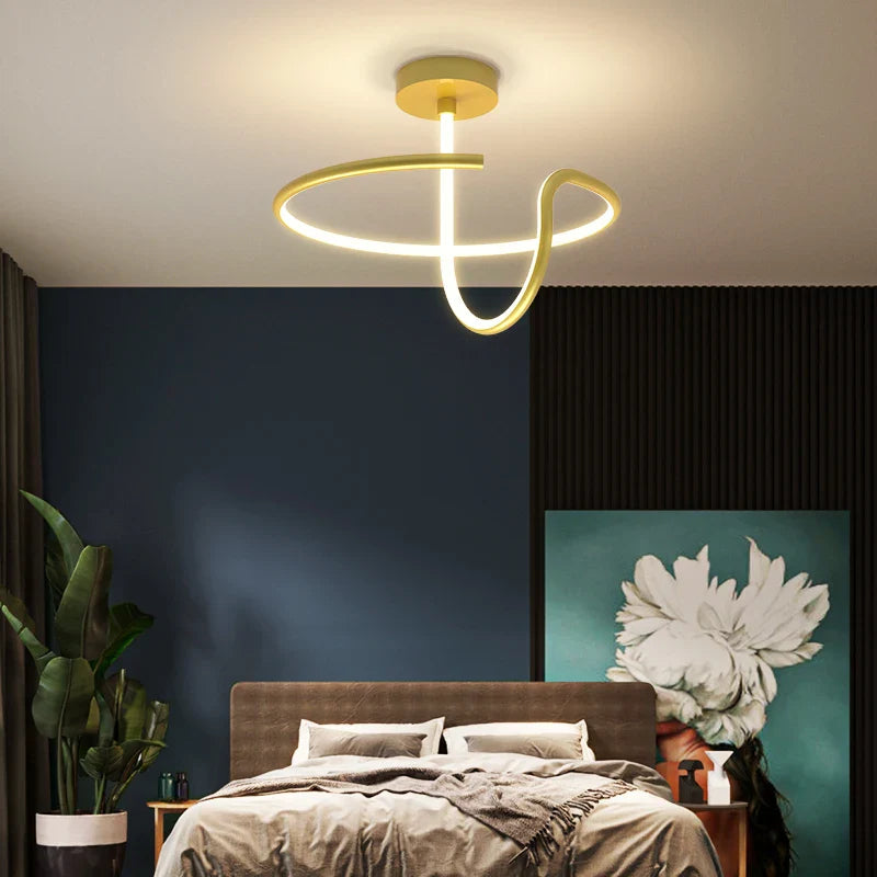 Afralia™ Modern Duplex Villa Bedroom Ceiling Light