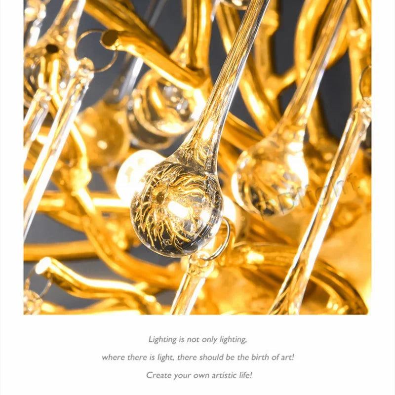 Afralia™ Luxury Crystal Ceiling Chandelier for Modern Living, Dining, Bedroom, and Hotel Hall Decor