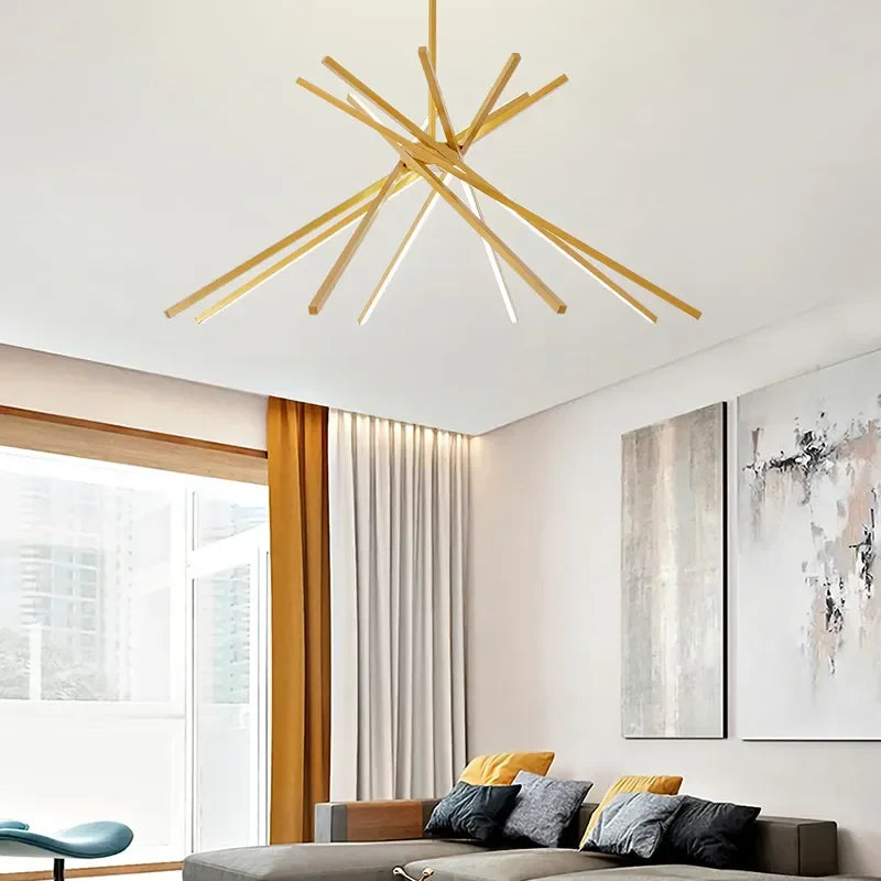 Afralia™ Nordic Minimalist LED Pendant Lights for Living Room Decoration