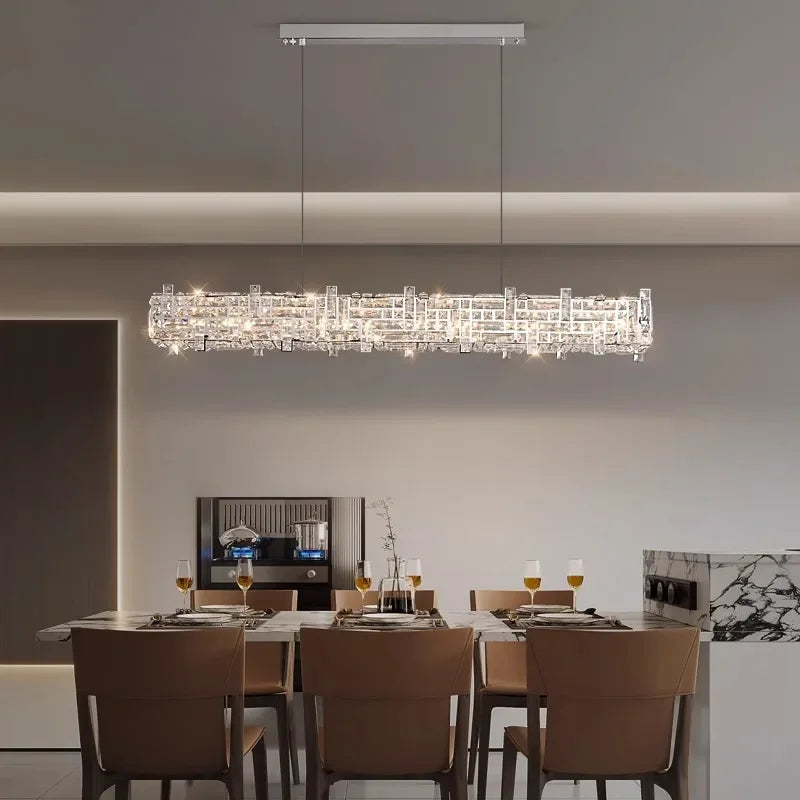 Afralia™ Modern Chandelier Pendant Lamp for Dining Room - Indoor Lighting