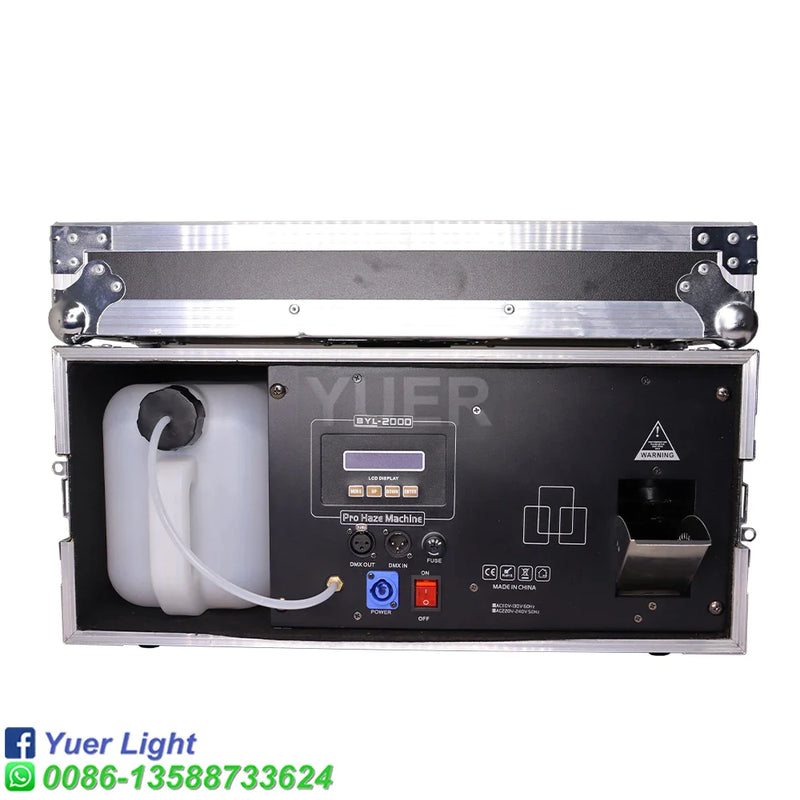 Afralia™ 2000W Haze Machine with DMX Control Remote for DJ Party Atmosphere