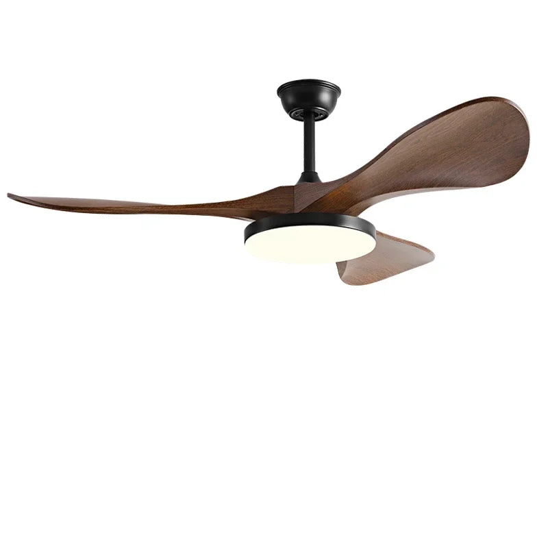 Afralia™ Modern 52-Inch Ceiling Fan Light with DC Remote Control for Home and Restaurant