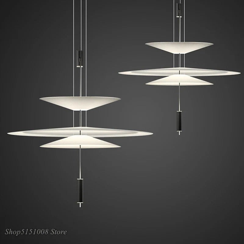 Afralia™ Nordic Flamingo Chandelier: Modern LED Hanging Lamp for Living Room, Dining Room, Kitchen.