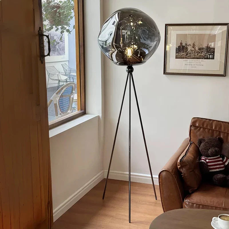 Afralia™ Nordic Style LED Lava Floor Lamp for Living Room Bedroom Decor