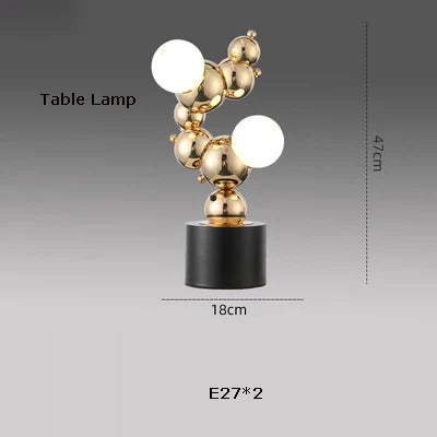Afralia™ Silver Gold Molecule Stainless Steel LED Chandelier - 2022 Trend