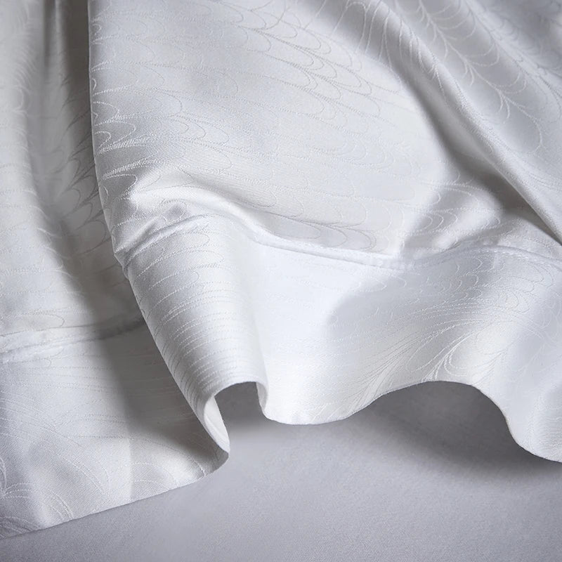 Afralia™ Silky Egyptian Cotton Luxury Bedding Set - Queen King Size Duvet Cover Sheet Pillowcases